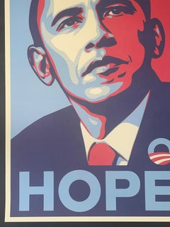 Barack Obama "HOPE" Shepard Fairey Campaign Edition