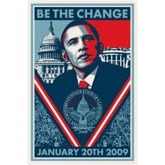 Be The Change By Shepard Fairey
