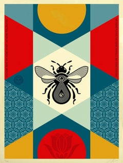 Bee Geometric 2 (Pollinator, Conservation, Biodiversity)