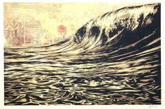 Black wave - Screenprint Handsigned