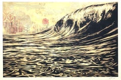 Black wave - Screenprint Handsigned 