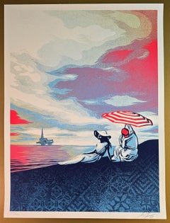 Bliss at the Cliff's Edge (activisme climatique, air pur, eau propre, Journée de la Terre)