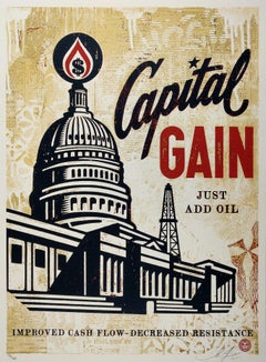 Capital Gain - Shepard Fairey Obey Contemporary Print