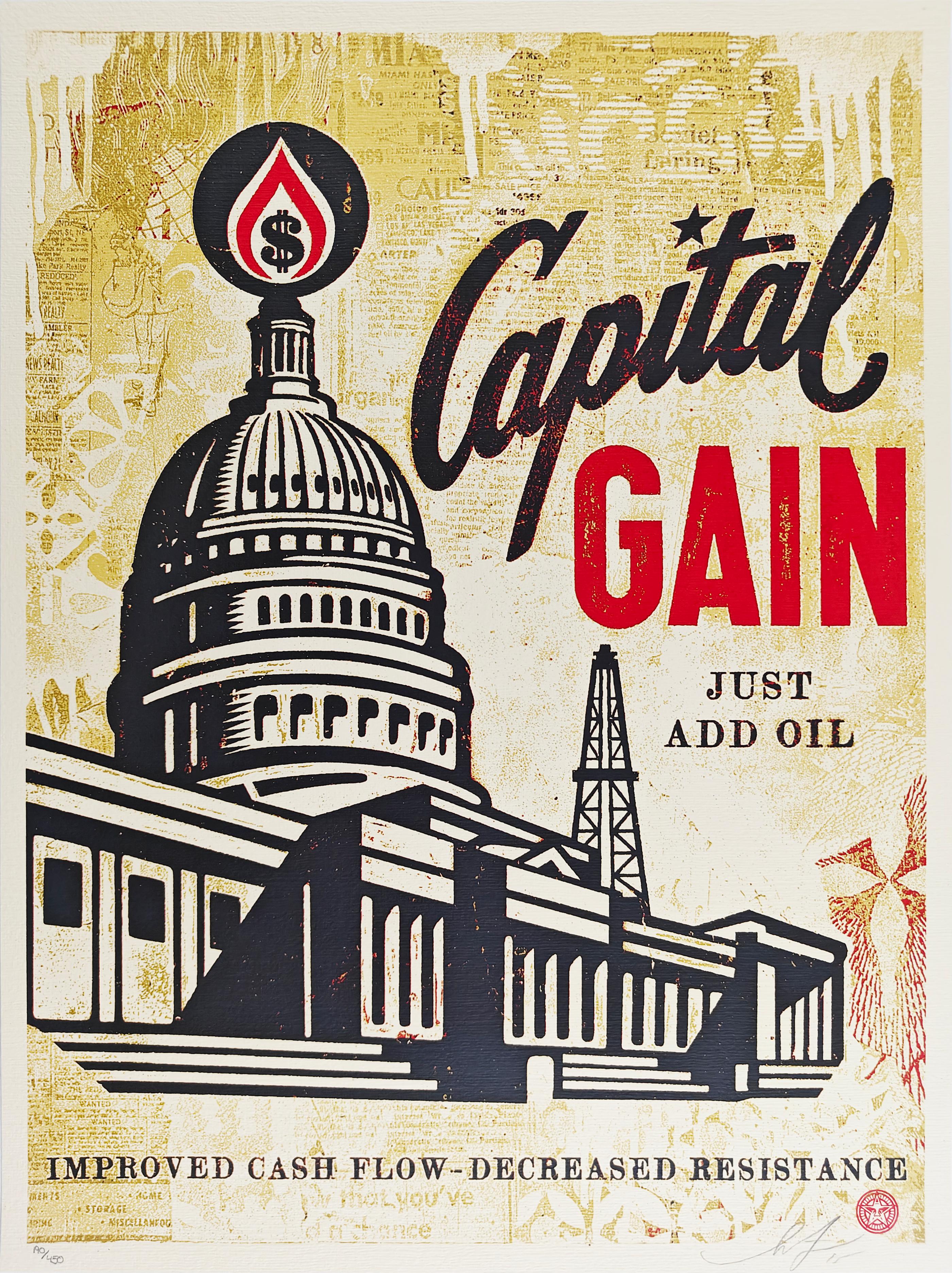 Capital Gaines Shepard Fairey Siebdruck Obey Giant Contemporary Print Street Art