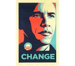 CHANGE (artist signed edition of 200) Obama