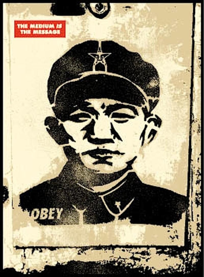Chinese Stencil - Print by Shepard Fairey