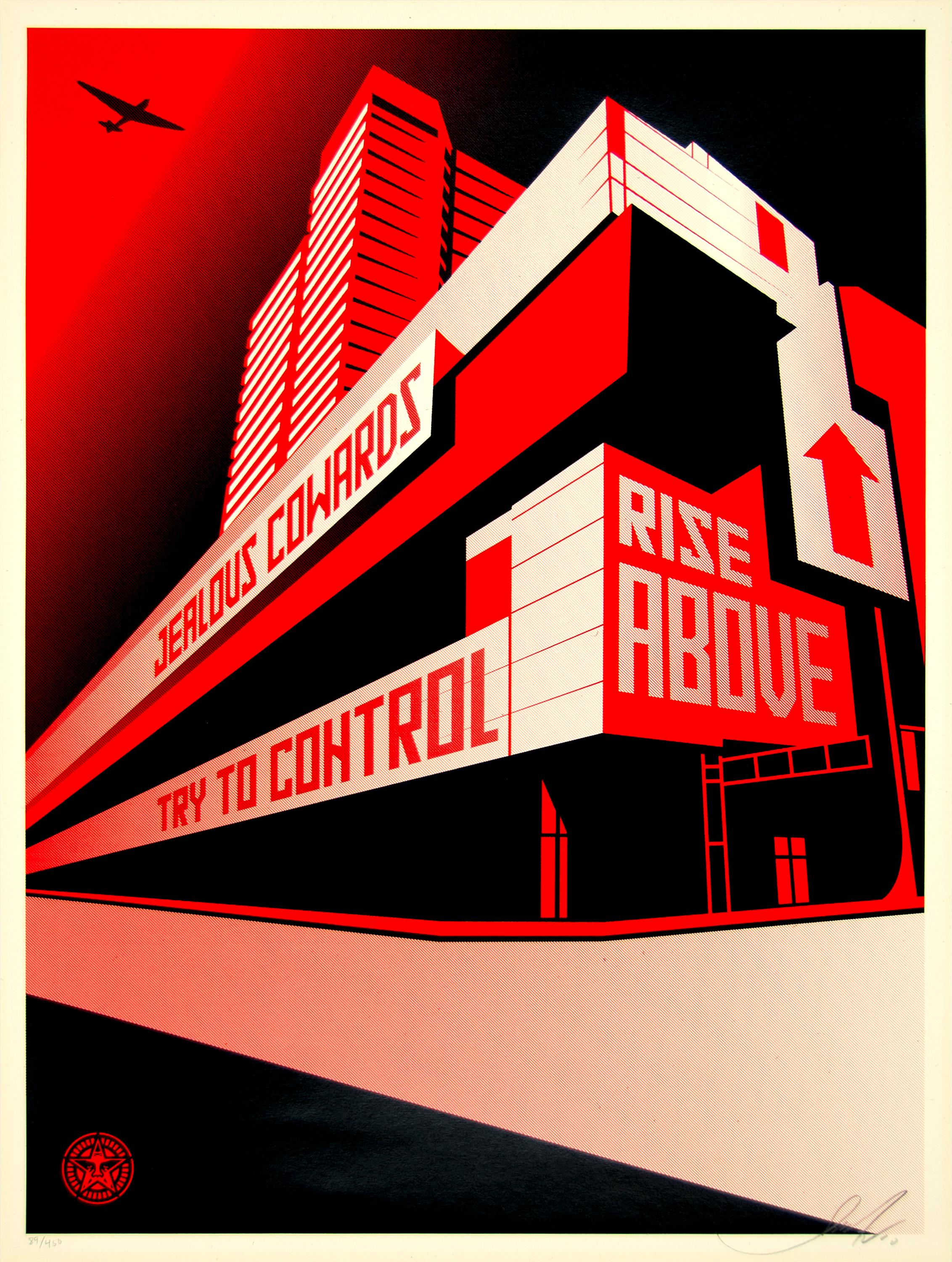 Shepard Fairey Landscape Print - Cincinnati Contemporary Arts Center