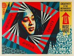 Creativity, Equity, Justice - Shepard Fairey Obey Activism Contemporary Print