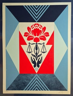 Cultivar la Justicia (Rojo) (Activista, Justicia Social, Serigrafía)