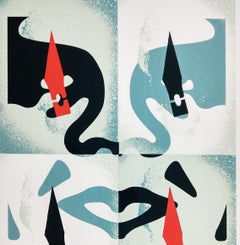 Cut It Up - Do It Yourself (Blau) Obey - Shepard Fairey Street Art Print