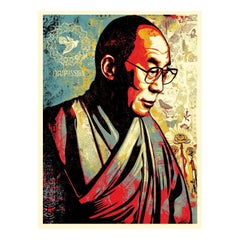 Dalai Lama - Compassion By Shepard Fairey