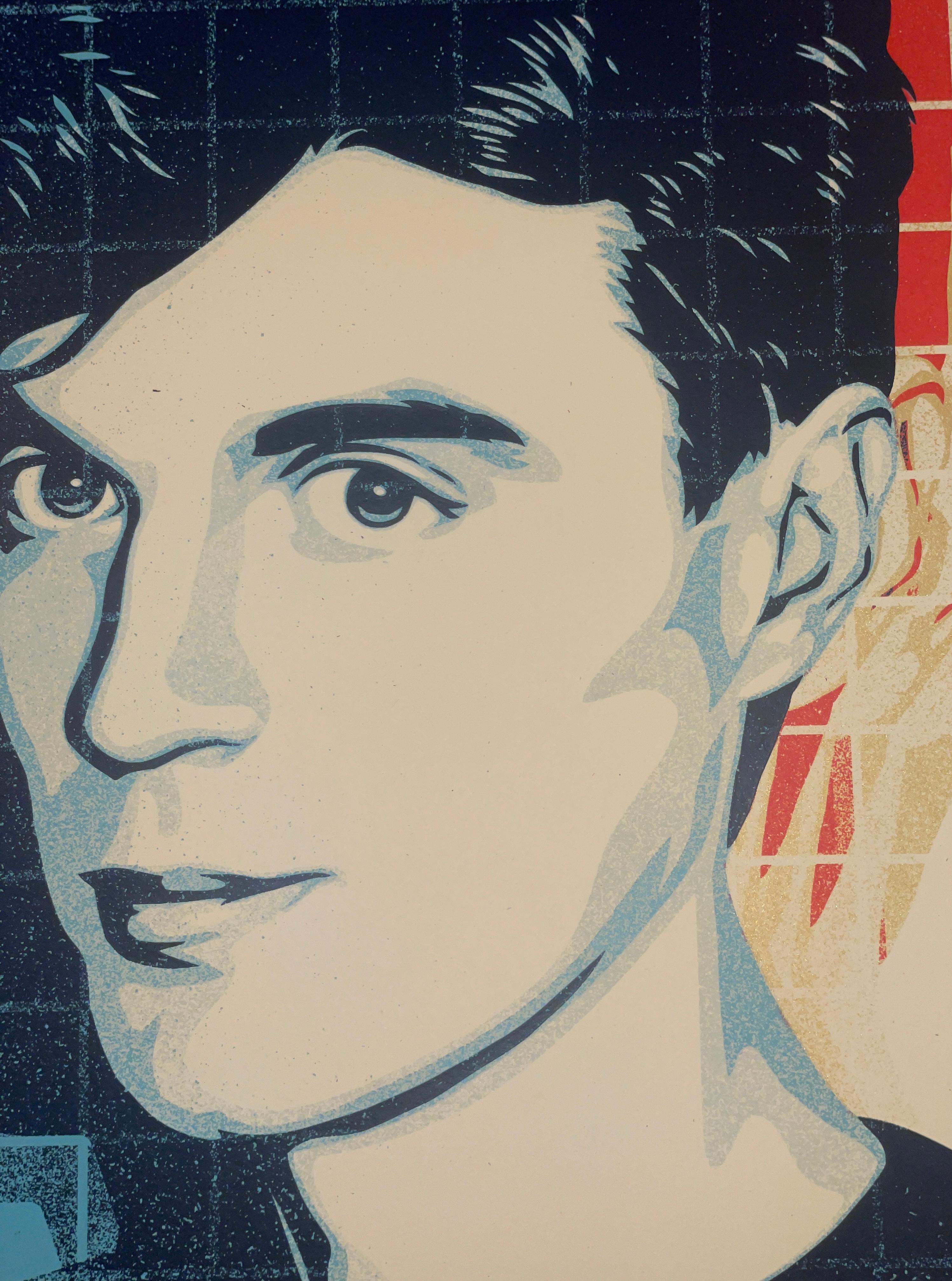 David Byrne „Overloading the Grid“ von Shepard Fairey Print Talking Heads Obey im Angebot 7