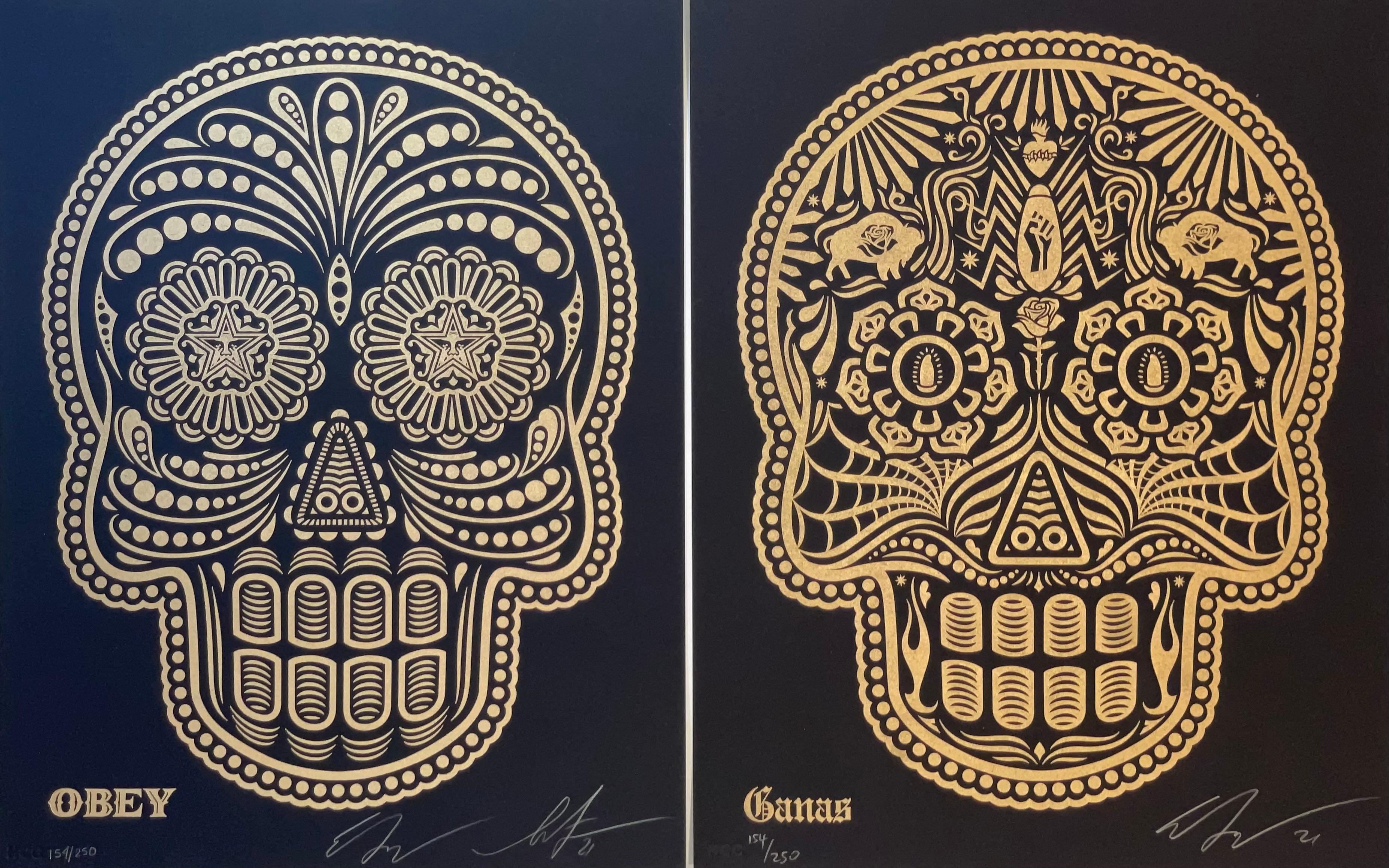 Day of the Dead Calavera Set 21 Shepard Fairey / Ernesto Yerena Letterpress 3