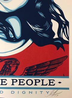 "Defend Dignity" Shepard Fairey Contemporary & Urban Art 2017 Artist Proof 2017