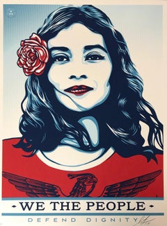 "Defend Dignity" Shepard Fairey Contemporary & Urban Art 2017 Artist Proof 2017