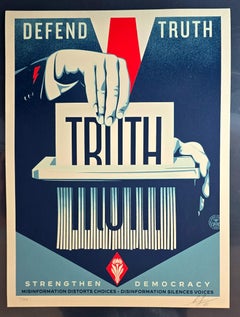 Defend Truth (Political Activism Art, Amplifier, Anti-Authoritarian)