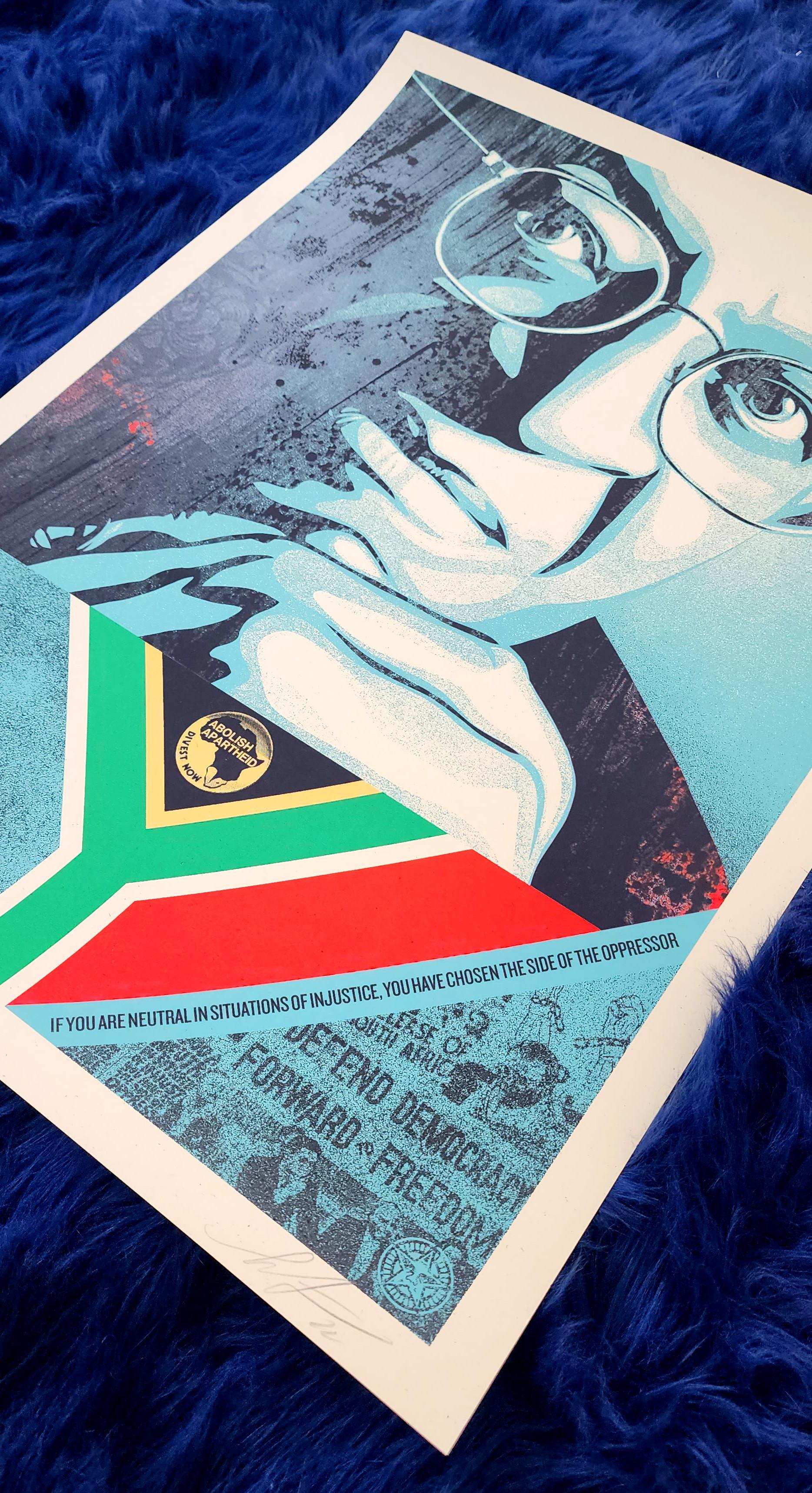 Desmond Tutu (Iconic, South Africa, Nobel Price) - Contemporary Print by Shepard Fairey
