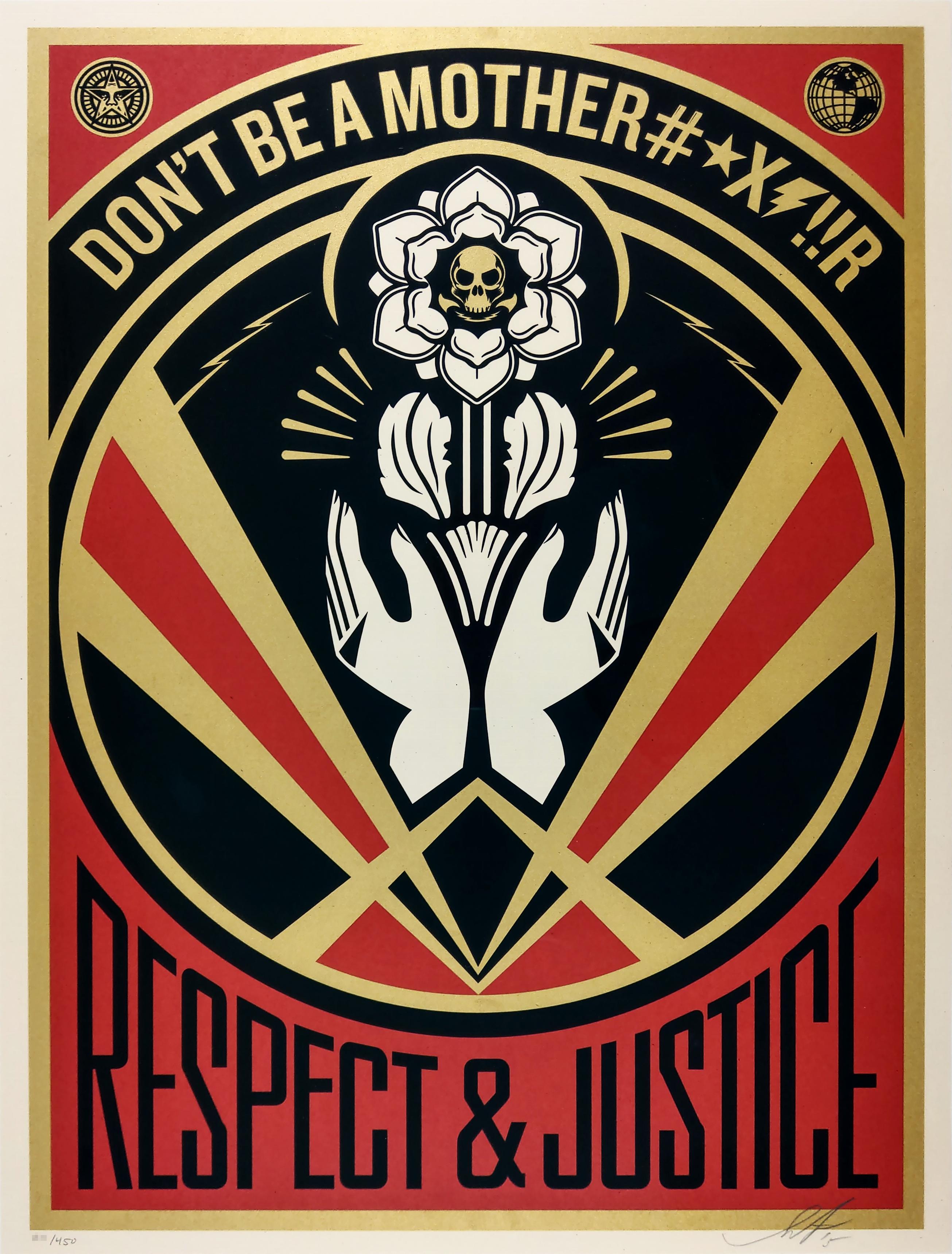 Liberte Egalite Shepard Fairey Art Print Cotton Paper Contemporary