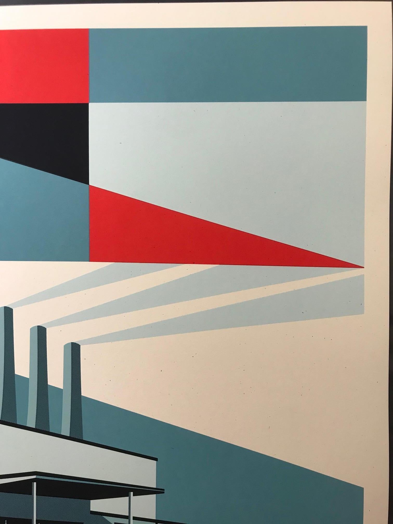Shepard Fairey „Downward Trajectory“ Raumteiler, zeitgenössische Kunst  im Angebot 2
