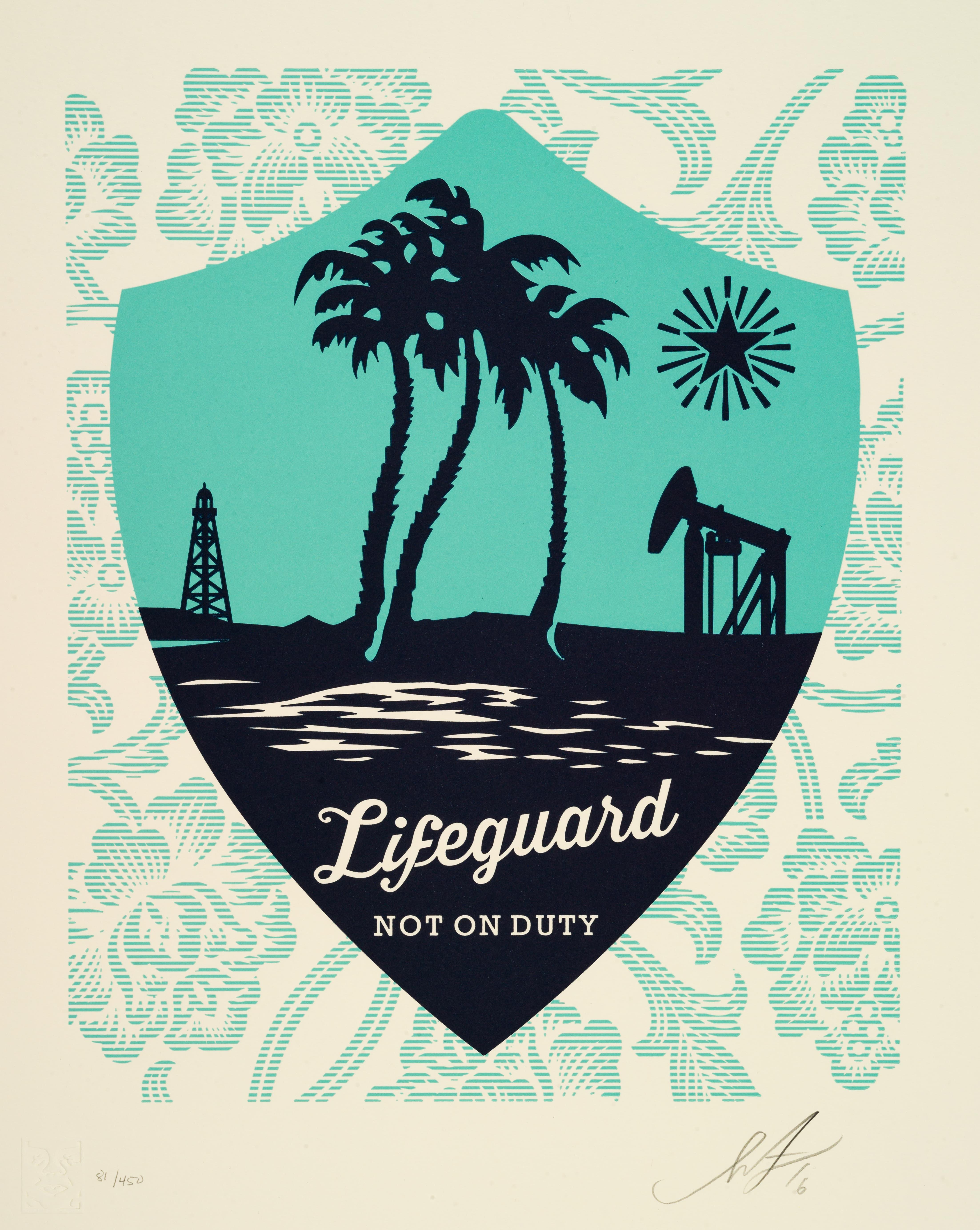 Shepard Fairey OBEY Letter press prints Earth Crisis (Complete Set of 6) For Sale 3