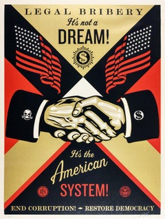End Corruption - Shepard Fairey Obey Contemporary Print