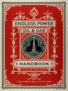 Manuale del potere infinito - Stampa contemporanea di Shepard Fairey Obey