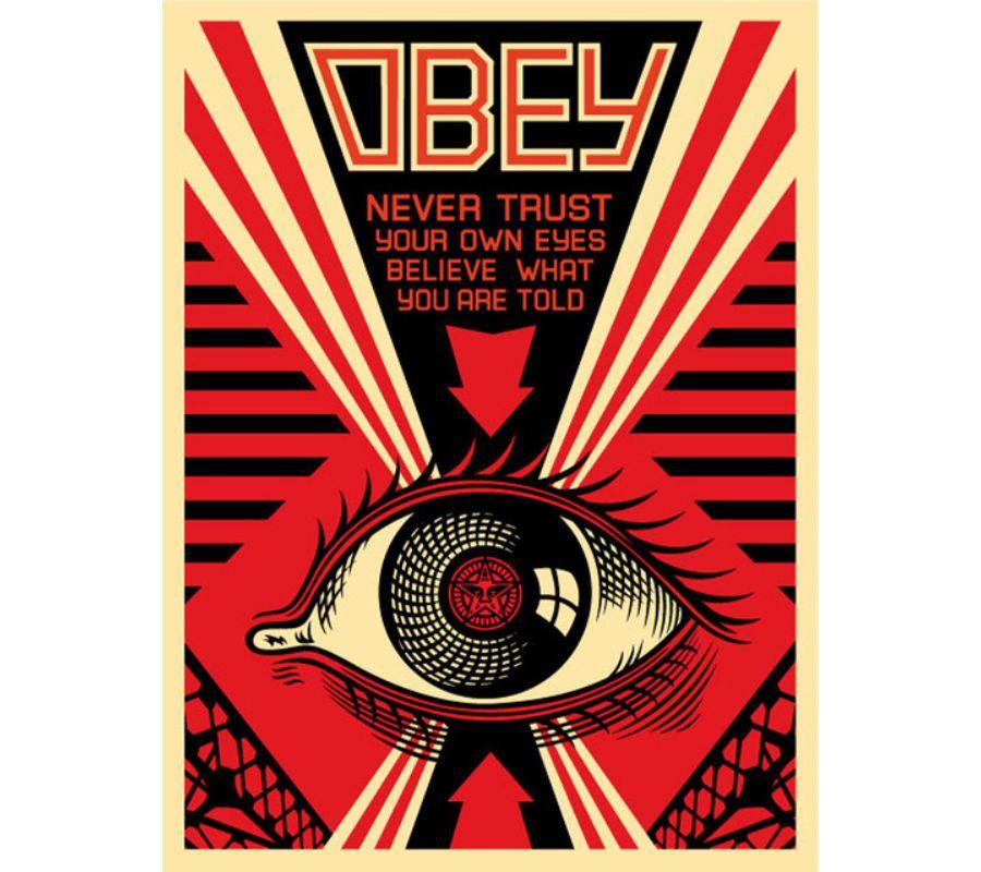 Eye Alert - Print by Shepard Fairey