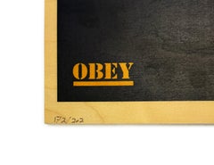 Flavor Flav (Shepard Fairey & Flavor Flav dual signed screen print on wood)