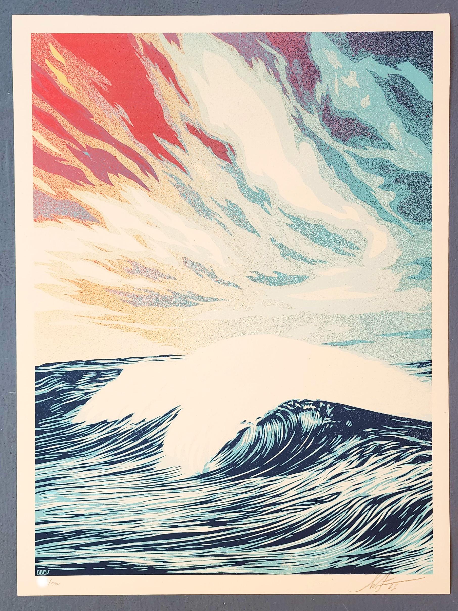 Force of Nature (Awareness, Respect, Climate Change, Iconic - ~49% OFF) - Contemporary Print by Shepard Fairey
