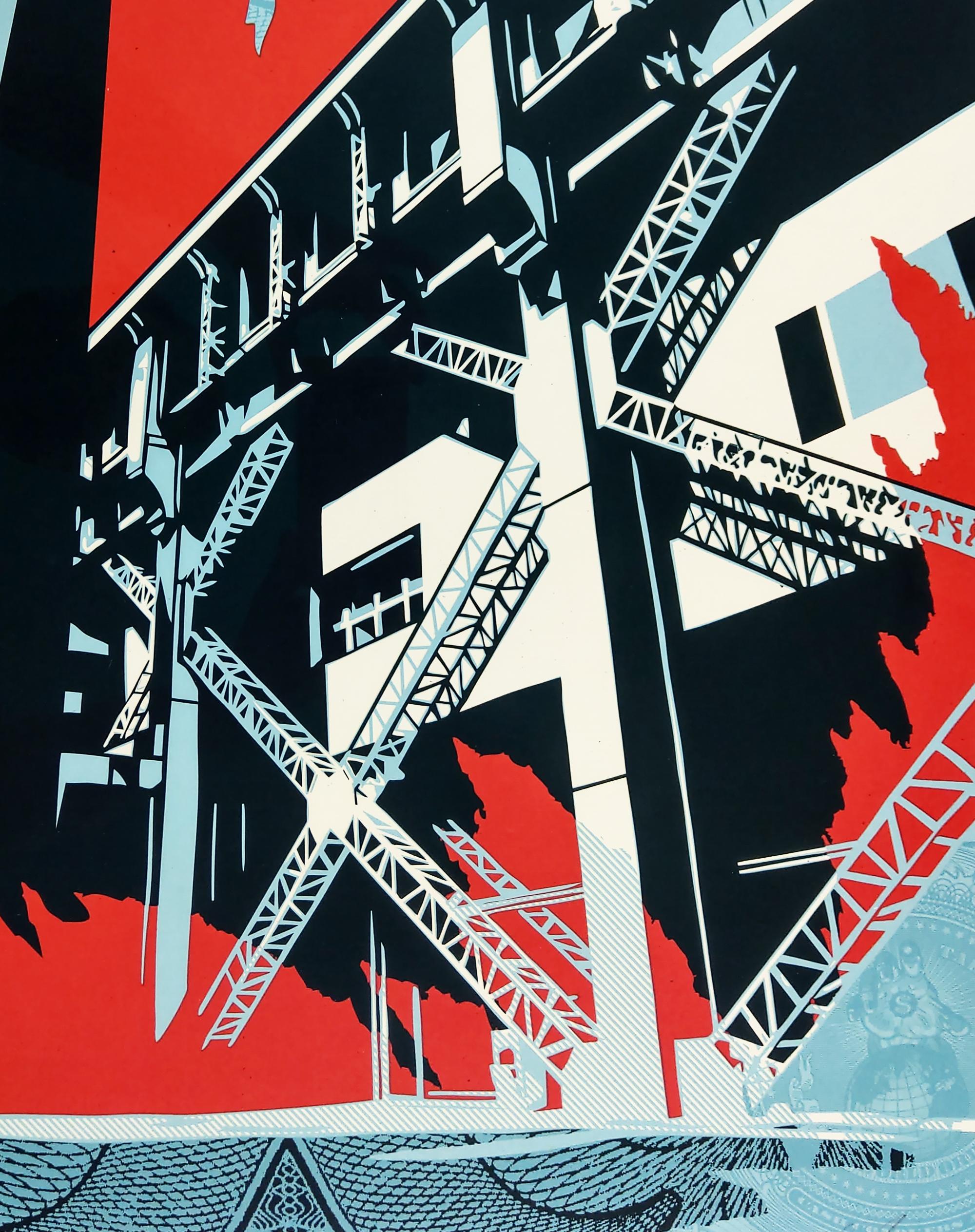 Fossil Factory, Obey Giant Shepard Fairey Activism Street Art Print Contemporary For Sale 1