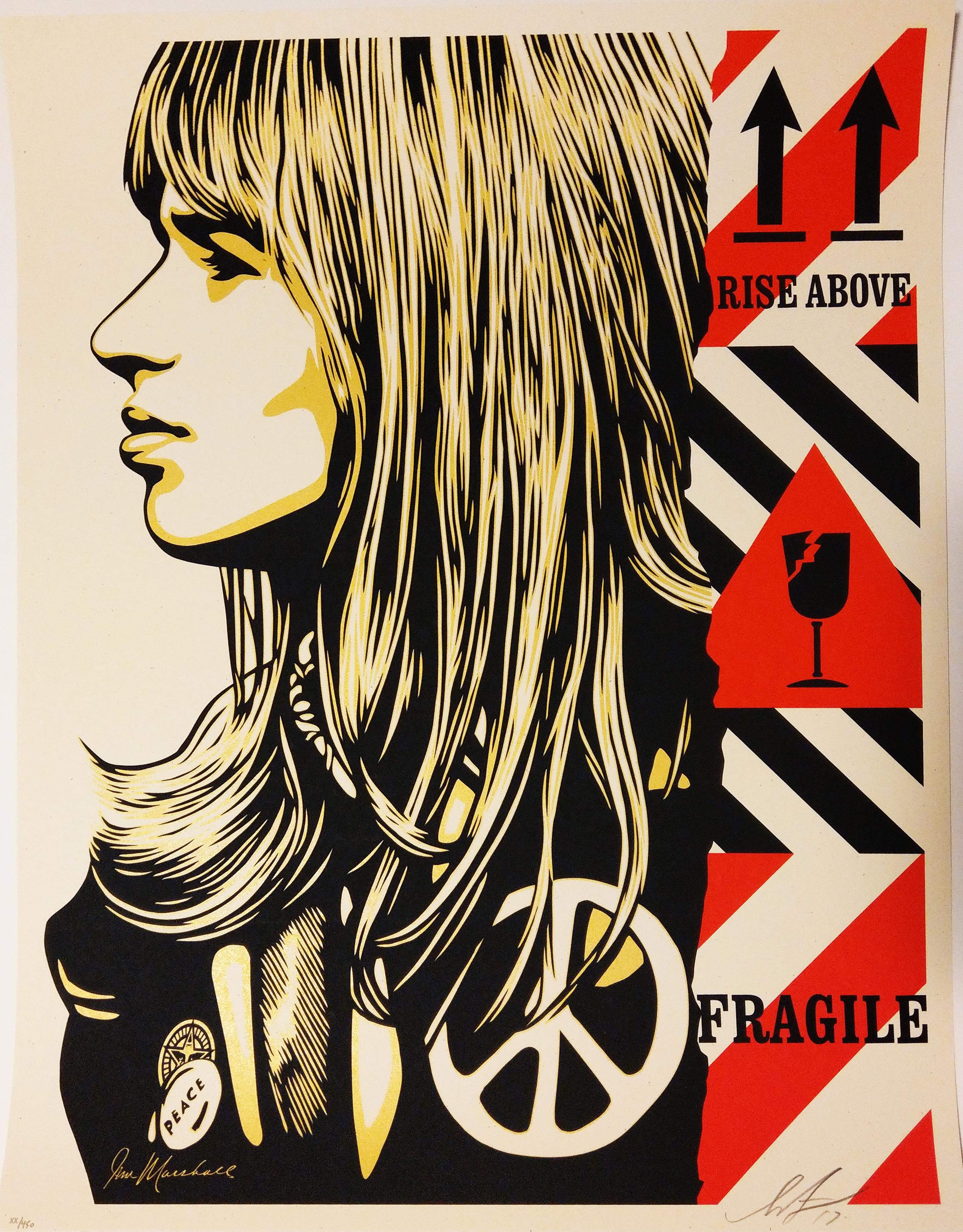 Fragile Peace – Shepard Fairey, Riesiger zeitgenössischer Druck