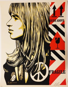 Frágil Paz - Shepard Fairey Obey Impresión Contemporánea Gigante