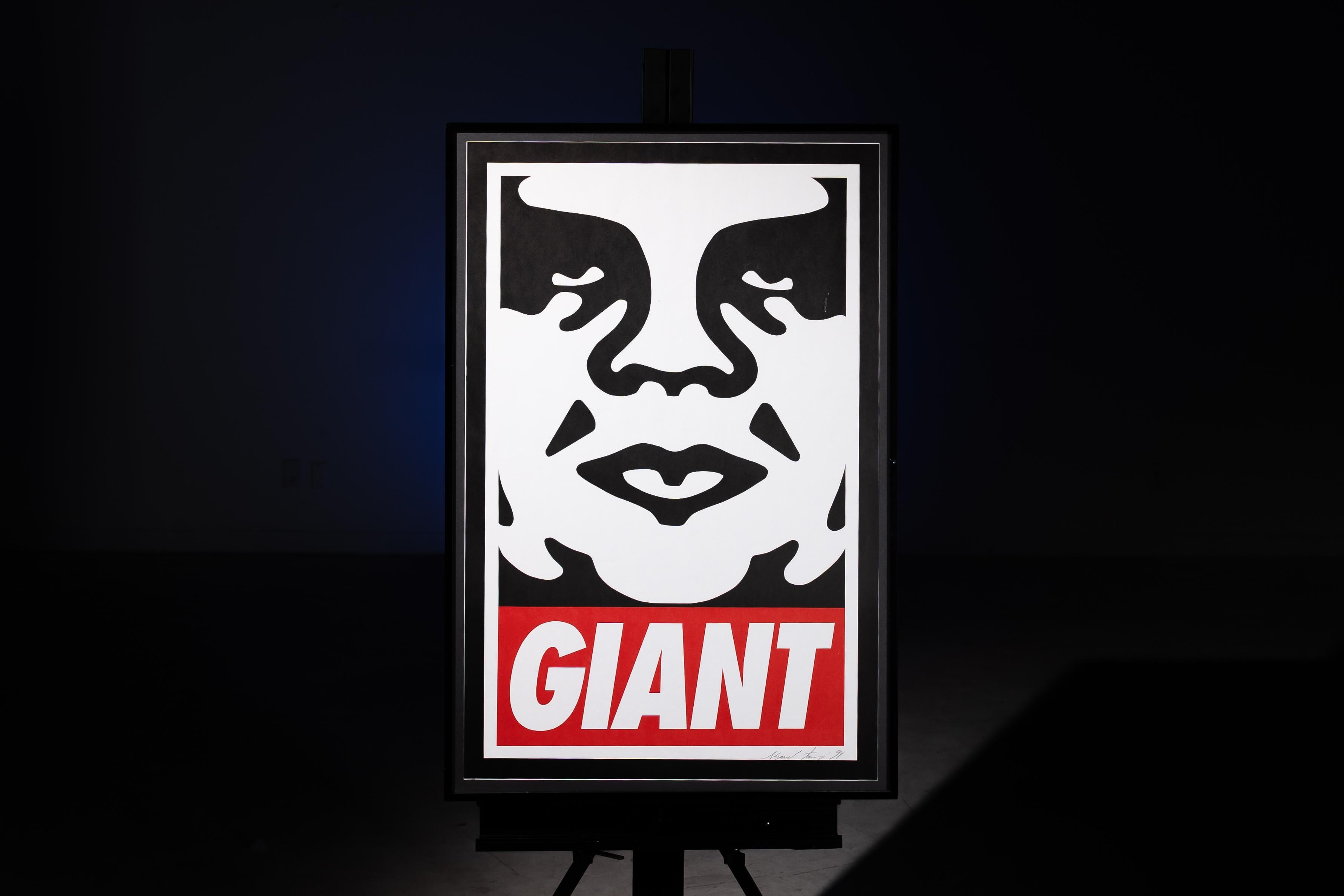 Shepard Fairey Figurative Print - Andre The Giant (Unknown Edition - Signed, not numbered.)