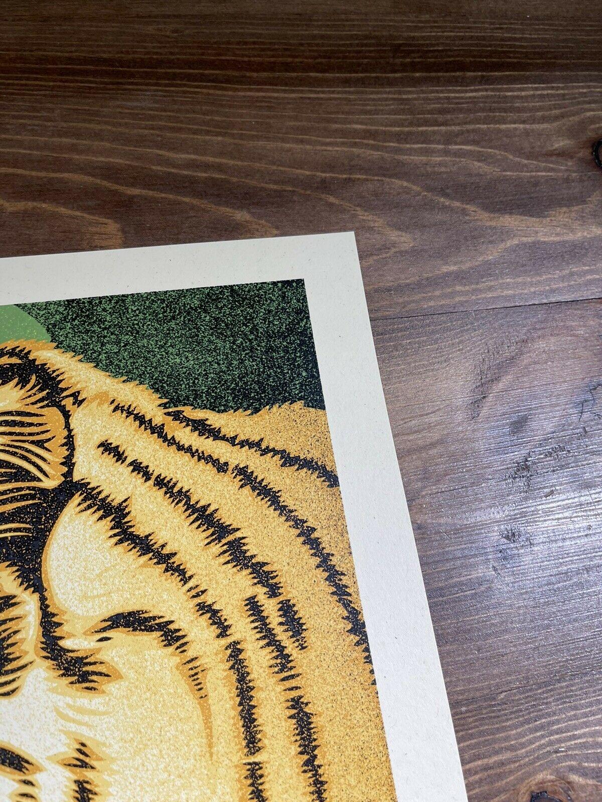 Grace and Power Under Pressure Set of 2 Prints Signed and Numbered Tiger Obey For Sale 4