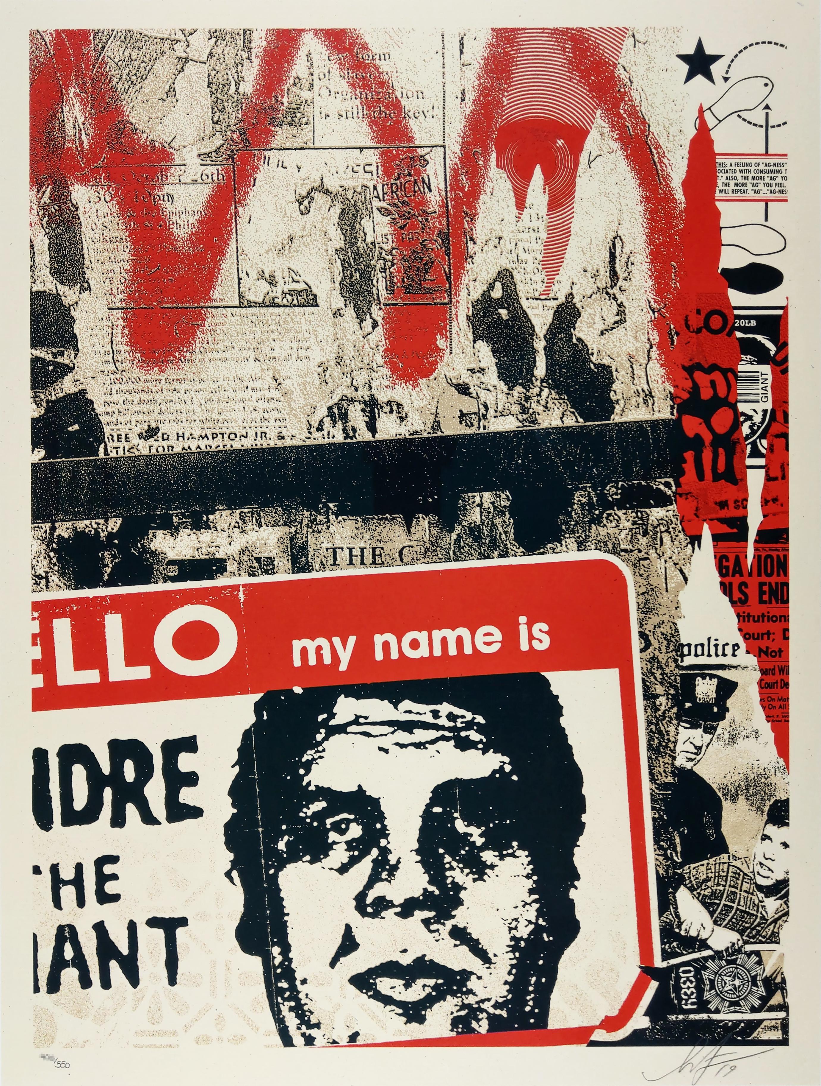 20/" x 20/" BLACK throw PILLOW Giant New OBEY // SHEPARD FAIREY /"FACE /"