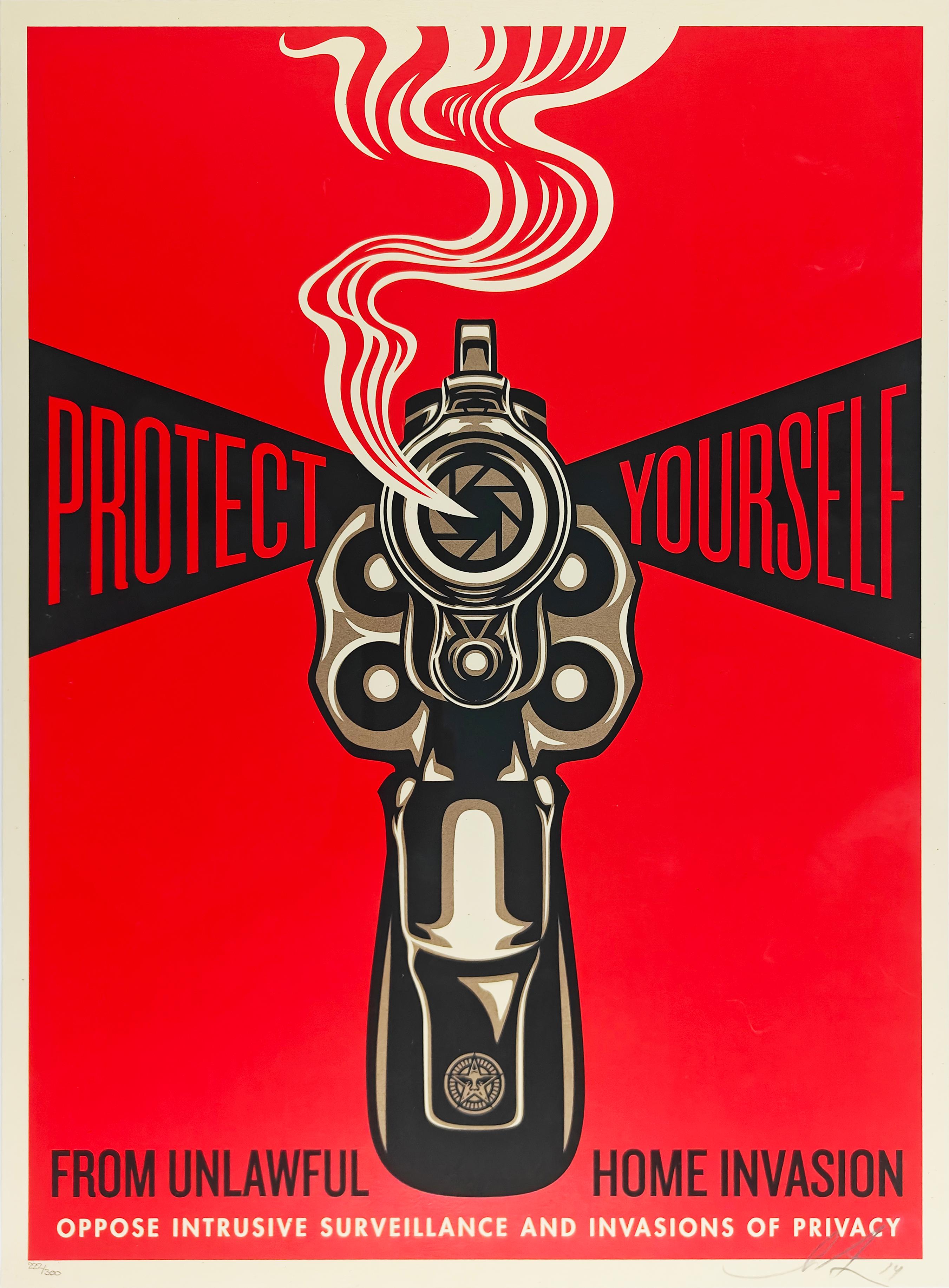 Invasión del hogar 1, Shepard Fairey, Obey, Impresión contemporánea