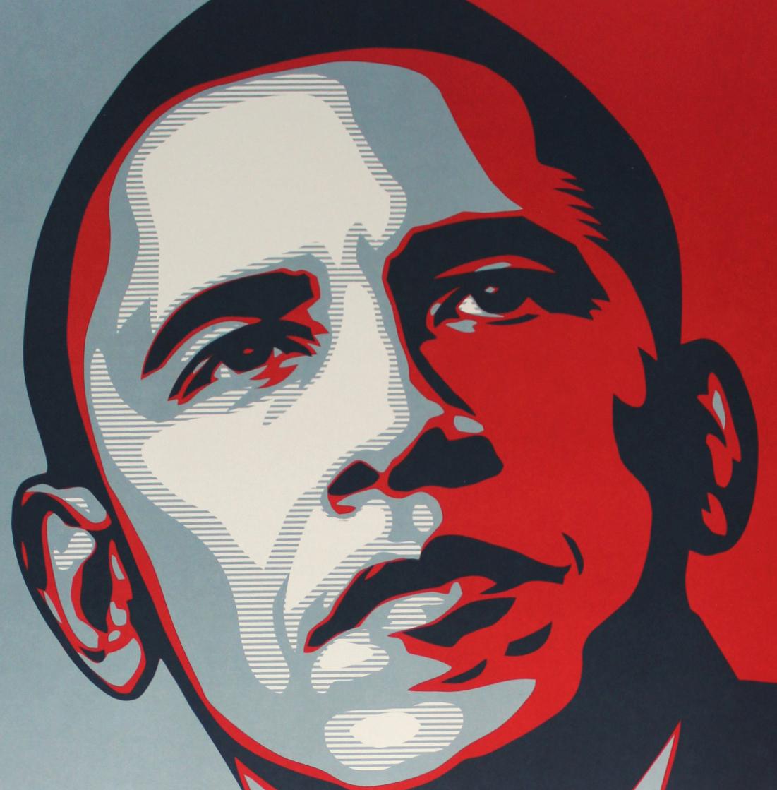 HOPE (Obama) signé et numéroté  - Contemporain Print par Shepard Fairey