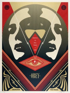 I See Static, Red - Shepard Fairey Obey Contemporary Print