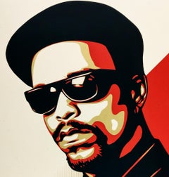Ice-T OG Red - Shepard Fairey Obey Contemporary Street Art Print Rapper Obey