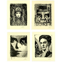Used Icons Letterpress Prints