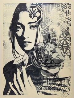 Incarnation, Silver, Shepard Fairey, Obey, Contemporary Print