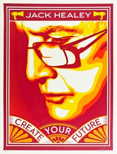 Jack Healey, Create Your Future, Shepard Fairey, Obey, Zeitgenössischer Druck