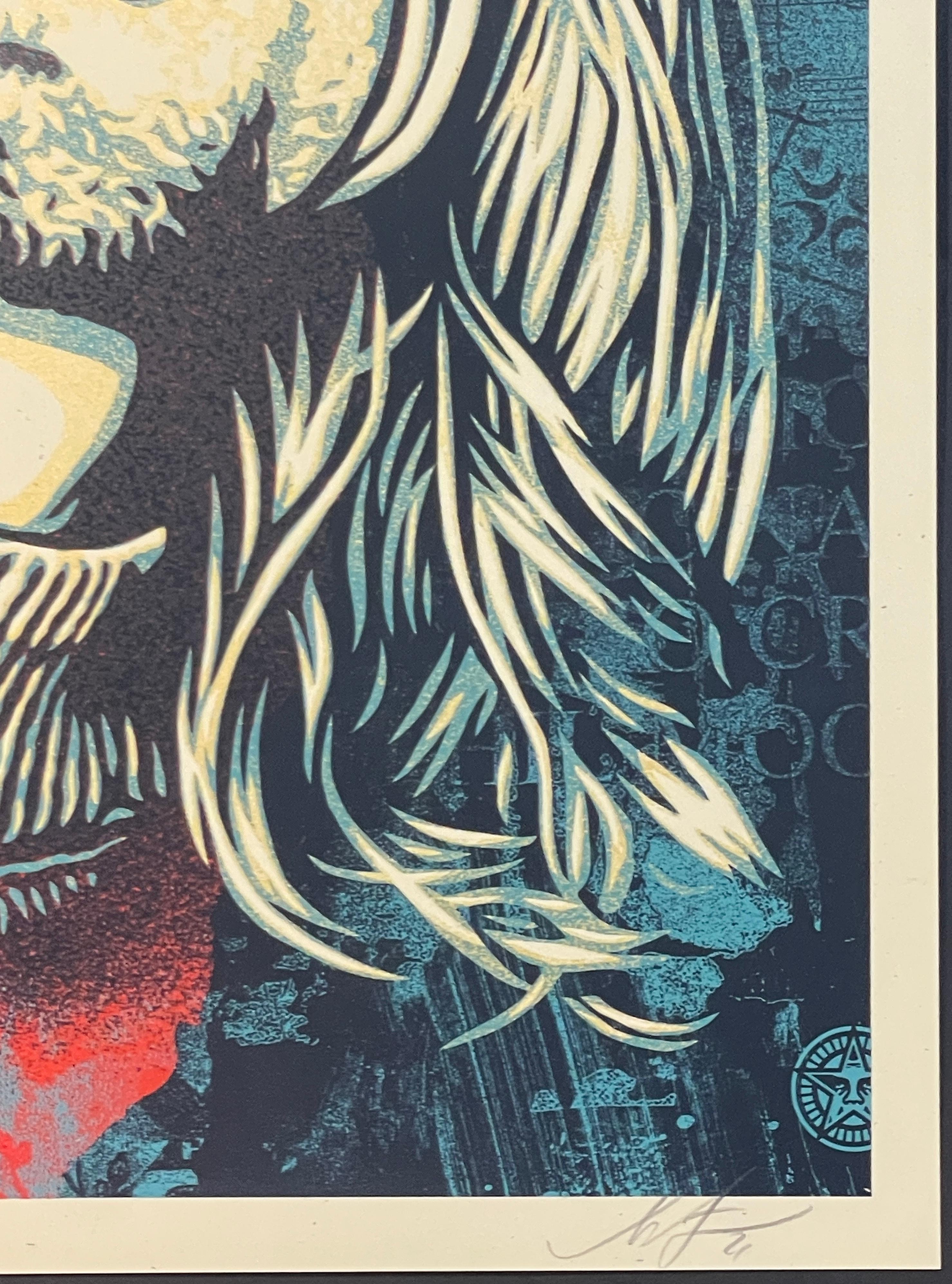 Kurt Cobain Endless Nameless Serigrafía De Shepard Fairey Arte Rock Contemporáneo en venta 4
