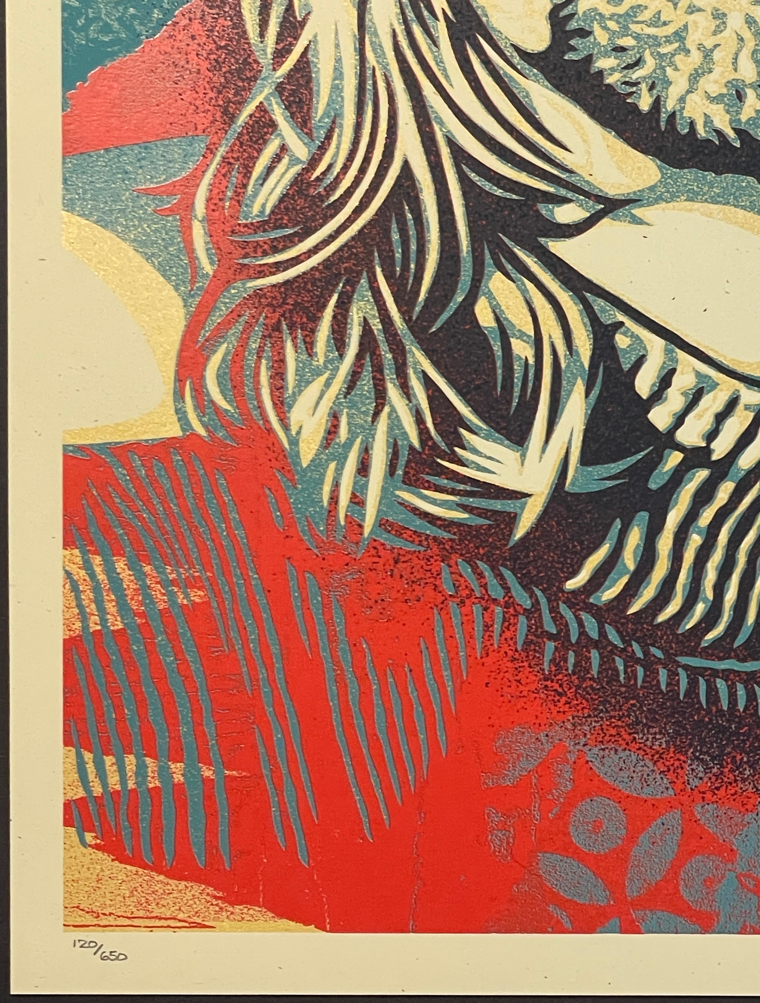 Kurt Cobain Endless Nameless Serigrafía De Shepard Fairey Arte Rock Contemporáneo en venta 5