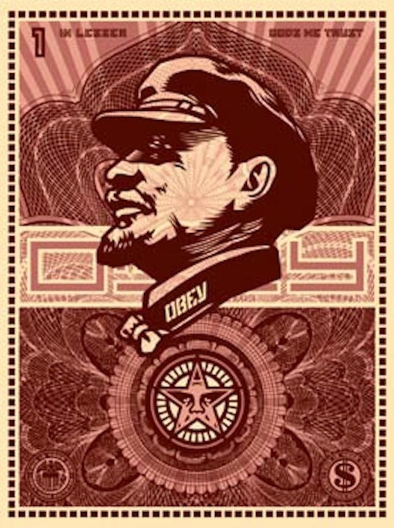Lenin Money - Print by Shepard Fairey
