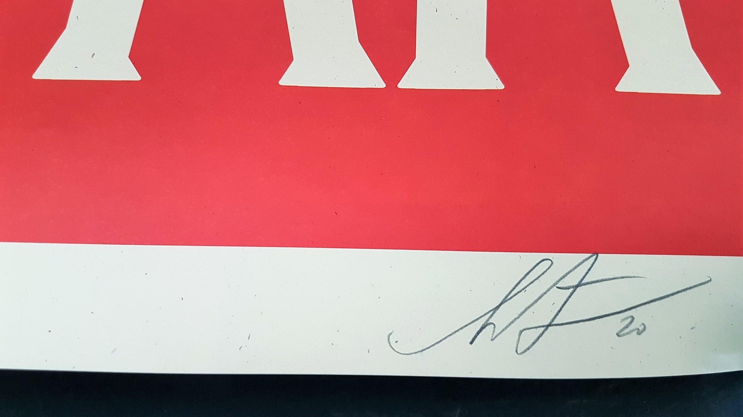 Make Art Not War - Contemporary Print by Shepard Fairey