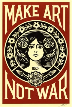 Make Art Not War - Serigraph Handsigned