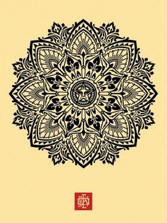 Mandala Ornament 1 Cream 