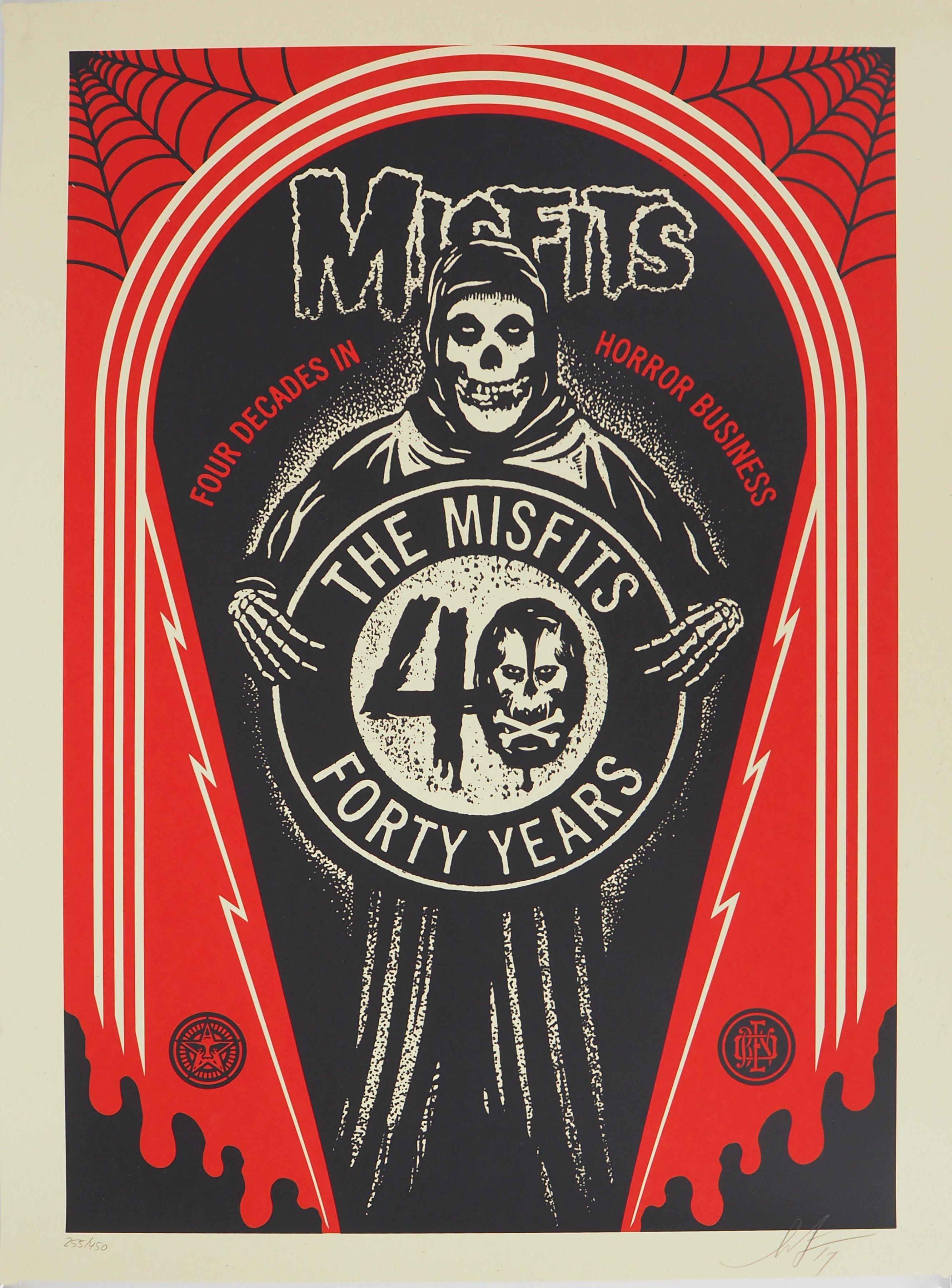 Misfits, For Decades in Horror Business - Handsigned and Numbered Print