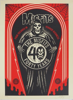 Misfits, For Decades in Horror Business - Handsigned and Numbered Print